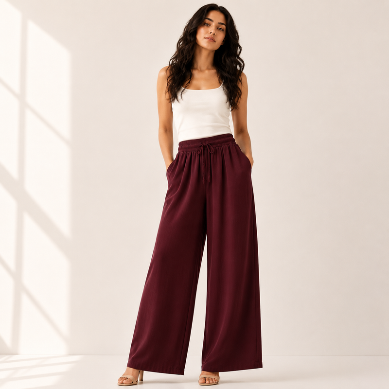 بنطلون جبردين وايد ليج